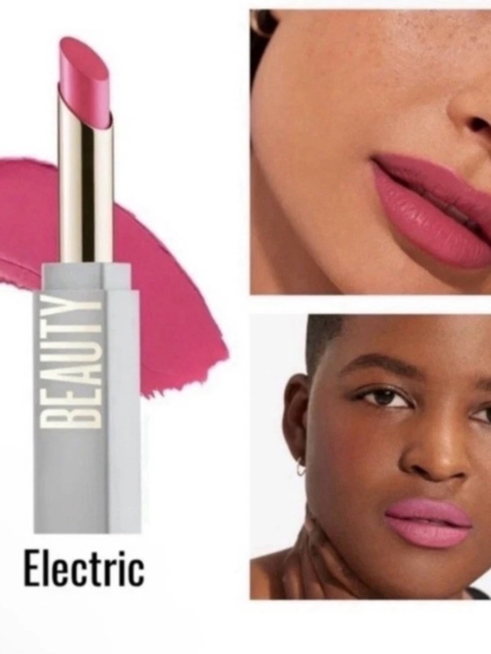 Beauty Counter ELECTRIC Matte Lipstick — Pink
